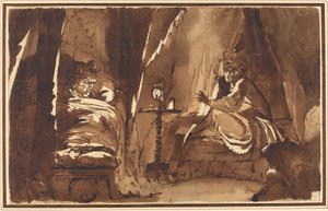 夜中 作： Johann Heinrich Füssli