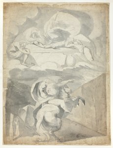 冥界のオーディン 作： Johann Heinrich Füssli