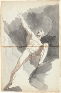 天の力に逆らうサタン 作： Johann Heinrich Füssli