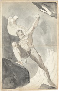 天の力に逆らうサタン 作： Johann Heinrich Füssli
