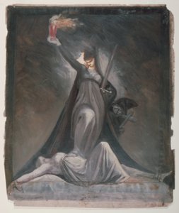 異端審問のための習作、Columbiadへの挿絵 作： Johann Heinrich Füssli