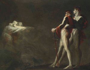 マクベスとバンコウに登場する3人の魔女、1800〜1810年 作： Johann Heinrich Füssli