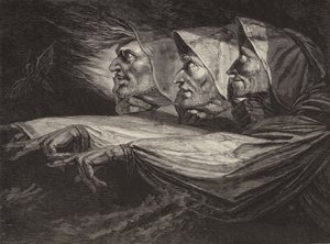 マクベスの魔女 作： Johann Heinrich Füssli