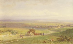 1868年、サセックス、ペベンジーベイ（WC、BC、グラファイト、紙に削り取り）