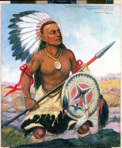 クレイジーホースの肖像、1876 作： Henry H. Cross