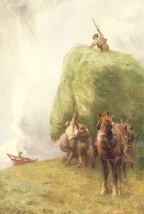 ワゴンの縄張り、1897年 作： Henry H. Sands