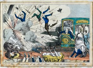 鉄道の楽しみ。爆破の不便さを示す 作： ヘンリー・ヒース