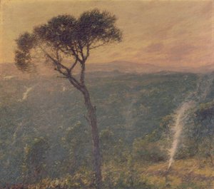 リグーリア渓谷 1910年頃 油彩・カンヴァス 作： Henry Herbert La Thangue