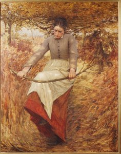 秋の朝 作： Henry Herbert La Thangue