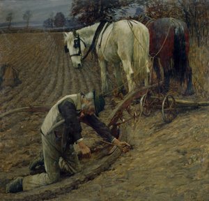 ラスト・フロウ、1895 作： Henry Herbert La Thangue