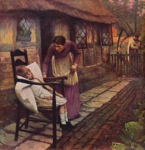 鎌を持つ男、1935 作： Henry Herbert La Thangue