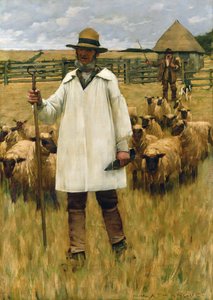 羊飼い 作： Henry Herbert La Thangue