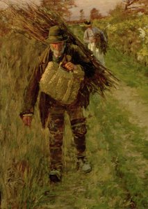 ウッドマン、1894 作： Henry Herbert La Thangue