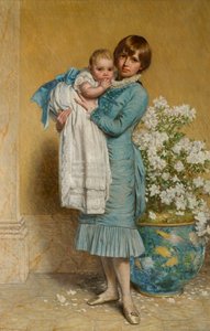 私たちの赤ちゃん、1882 作： Henry Hetherington Emmerson