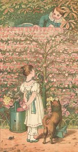 Talkative People（カラーリトグラフ 作： Henry Hetherington Emmerson