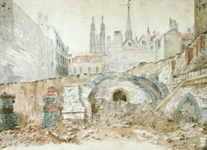 シティ オブ ロンドンにある 1 世紀後半から 2 世紀前半のバシリカの一部 作： Henry Hodge