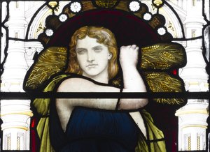 Ruth with Corn、detail、1881-83（ステンドグラス） 作： Henry Holiday
