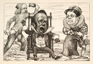 彼の恐怖は非常に大きかったので、彼のチョッキは白いパブになりました. 1876年。 作： Henry Holiday