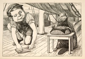 ビーバーはずっと反対の方向を見ていました。 1876年。 作： Henry Holiday