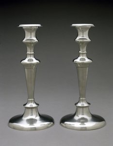 ローソク足のペア、c。 1842-1847（ブリタニア） 作： Henry Hopper