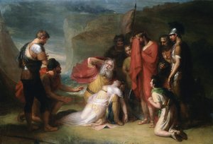 リアとコーデリア、1820年頃 作： Henry Howard