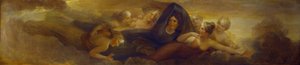 夜、プレアデス星団、1834年（マホガニーのパネルに油彩）