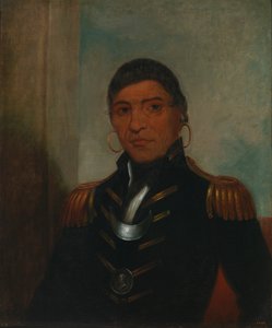 ビッグ・バッファロー・チペワ、1832～1833年。 作： Henry Inman