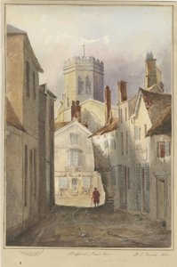 スタッフォード-[St.マーティンのレーン]：水彩画、1844 作： Henry James Noyes