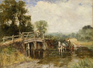 交差点で、 作： Henry John Yeend King