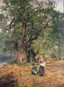薪を集める 作： Henry John Yeend King