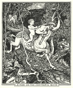 ケンタウロスの背中に乗る 作： Henry Justice Ford