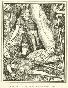 彼女を殺した後のアキレスピティペンテシレイア 作： Henry Justice Ford