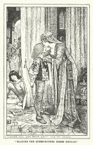"Blanche the Queen-Mother kisses Herman" (litho) 作： Henry Justice Ford