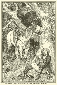 フレデリックはハンティングでもフルートを練習します 作： Henry Justice Ford