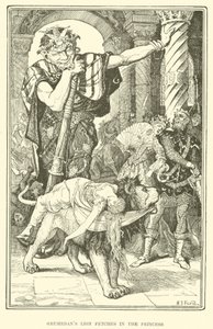 グルメダンの獅子は姫の中に入った（彫刻 作： Henry Justice Ford