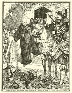 ヘンリー8世が僧侶たちを修道院から退去させた方法 作： Henry Justice Ford