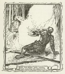 ボーズ卿が彼の兄弟を殺すことからどのように救われたか 作： Henry Justice Ford