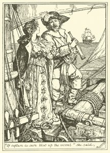 "If Capture is sure Blow Up the Vessel "と彼女は言った（彫刻）。 作： Henry Justice Ford