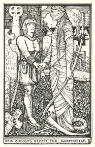 ジョンはゴッドマザーに死を選ぶ（リトグラフ 作： Henry Justice Ford