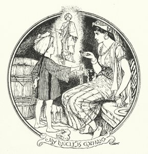 おじさんがやってくる（彫刻 作： Henry Justice Ford