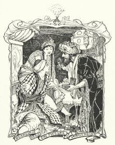 Neangir Sees the Picture of Argentine (Engraving) 作： Henry Justice Ford