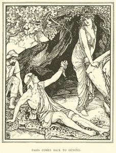 パリがオエノーネに戻る 作： Henry Justice Ford