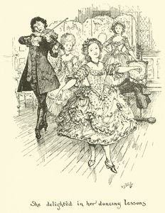 彼女は彼女のダンスレッスンで喜んでいました 作： Henry Justice Ford