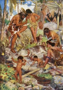 洞窟の人々 作： Henry Justice Ford