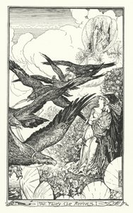 妖精の車が到着（彫刻 作： Henry Justice Ford