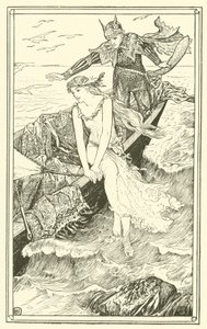 黄金の人魚姫」（エングレービング 作： Henry Justice Ford