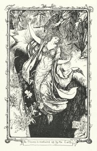 プリンセスは地球に飲み込まれた（エングレービング 作： Henry Justice Ford