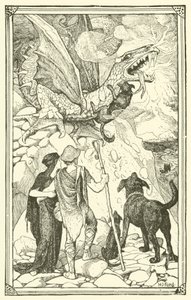 三匹の犬」（彫刻 作： Henry Justice Ford