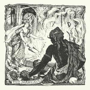 ウデアが見つけたマネイター（彫刻 作： Henry Justice Ford