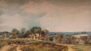 ケンティッシュビュー、c1845 作： Henry Jutsum
